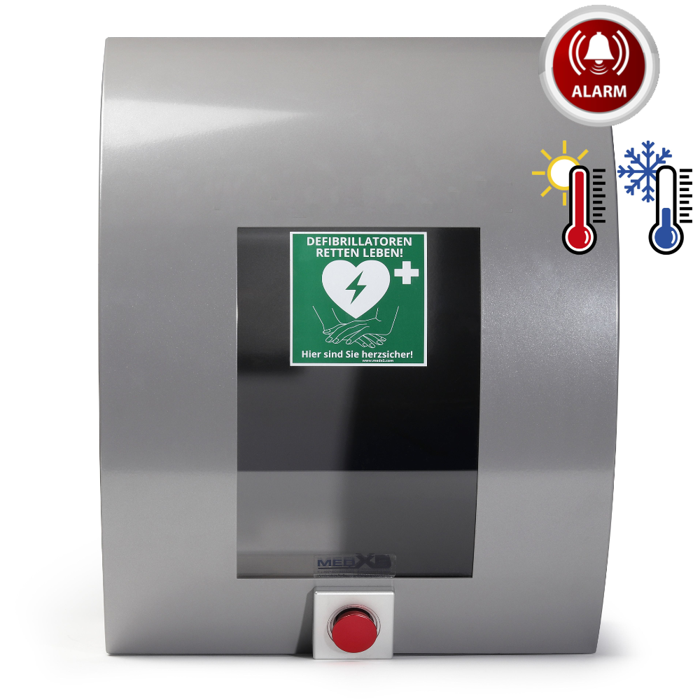 defibrillator aufbewahrung Außen-Wandkasten für Defibrillator / AED, L