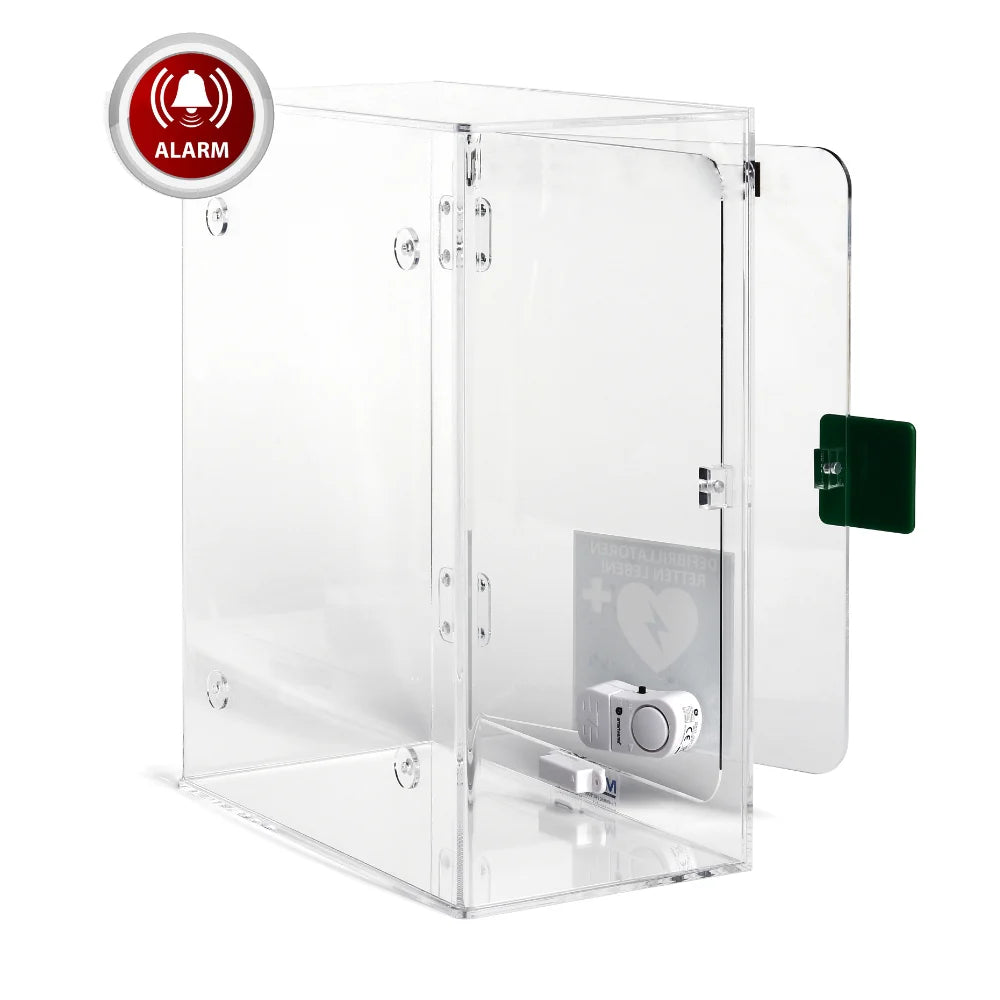 plexiglas aufbewahrung Acrylglas-Wandkasten für Defibrillator / AED – Innenbereich