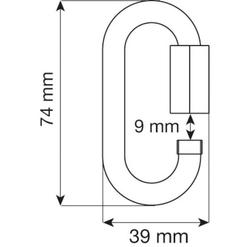 Camp Oval Quick Link Steel