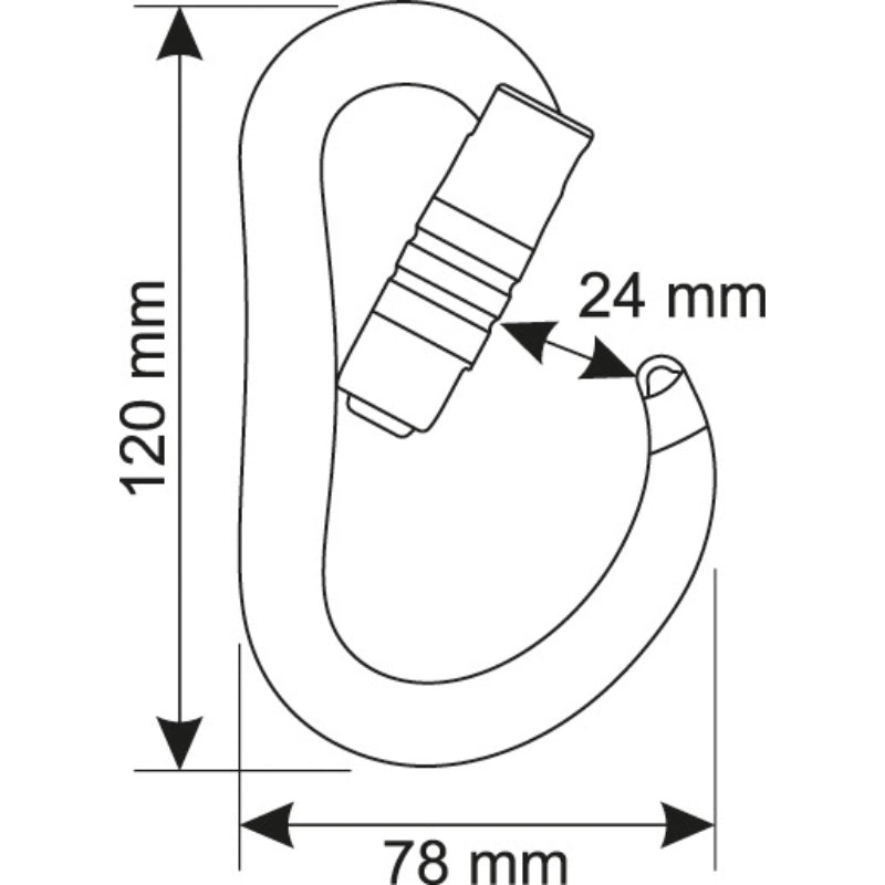 Camp Atom 3Lock Alukarabiner