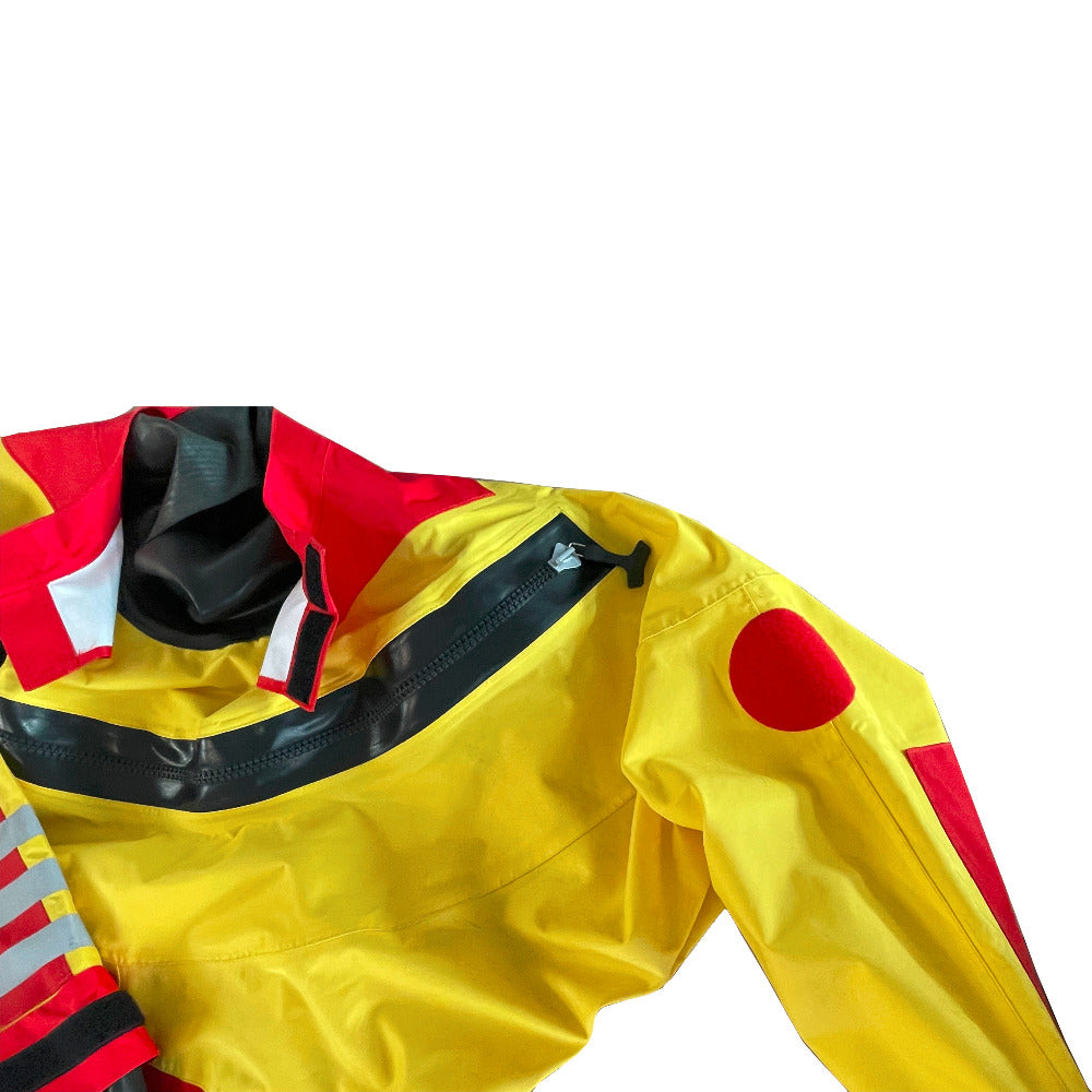 Dry Fashion Trockenanzug - gelb/rot - DLRG - Flausch - XXL