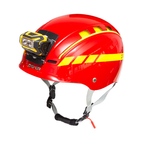 helmlampe fahrradhelm Casco Gams mit Aria 2 ( mit Core Akku) - rot