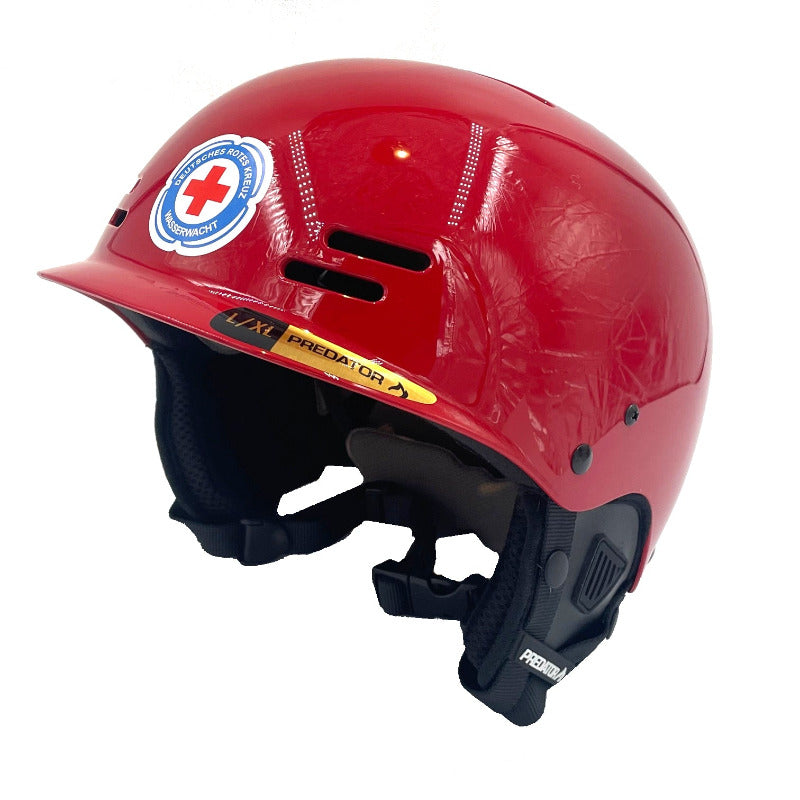 Predator FR7-W Half Cut Helm Farbe rot waterrescue.bayern
