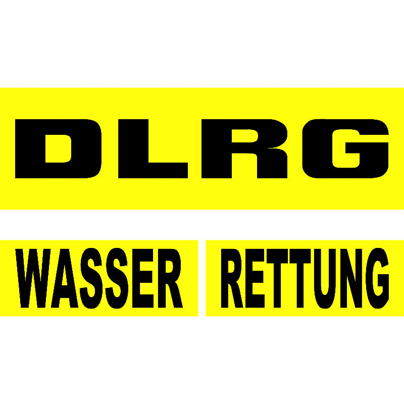 Westenbeschriftung für Palm Rescue 850 gelb-schwarz waterrescue.bayern
